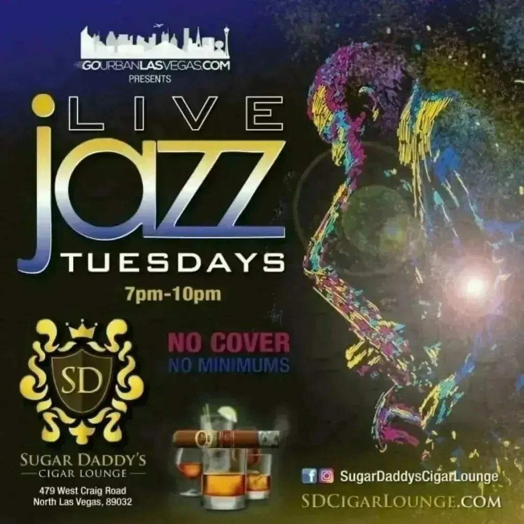 Live Jazz Tuesday's at Sugar Daddy's Cigar Lounge